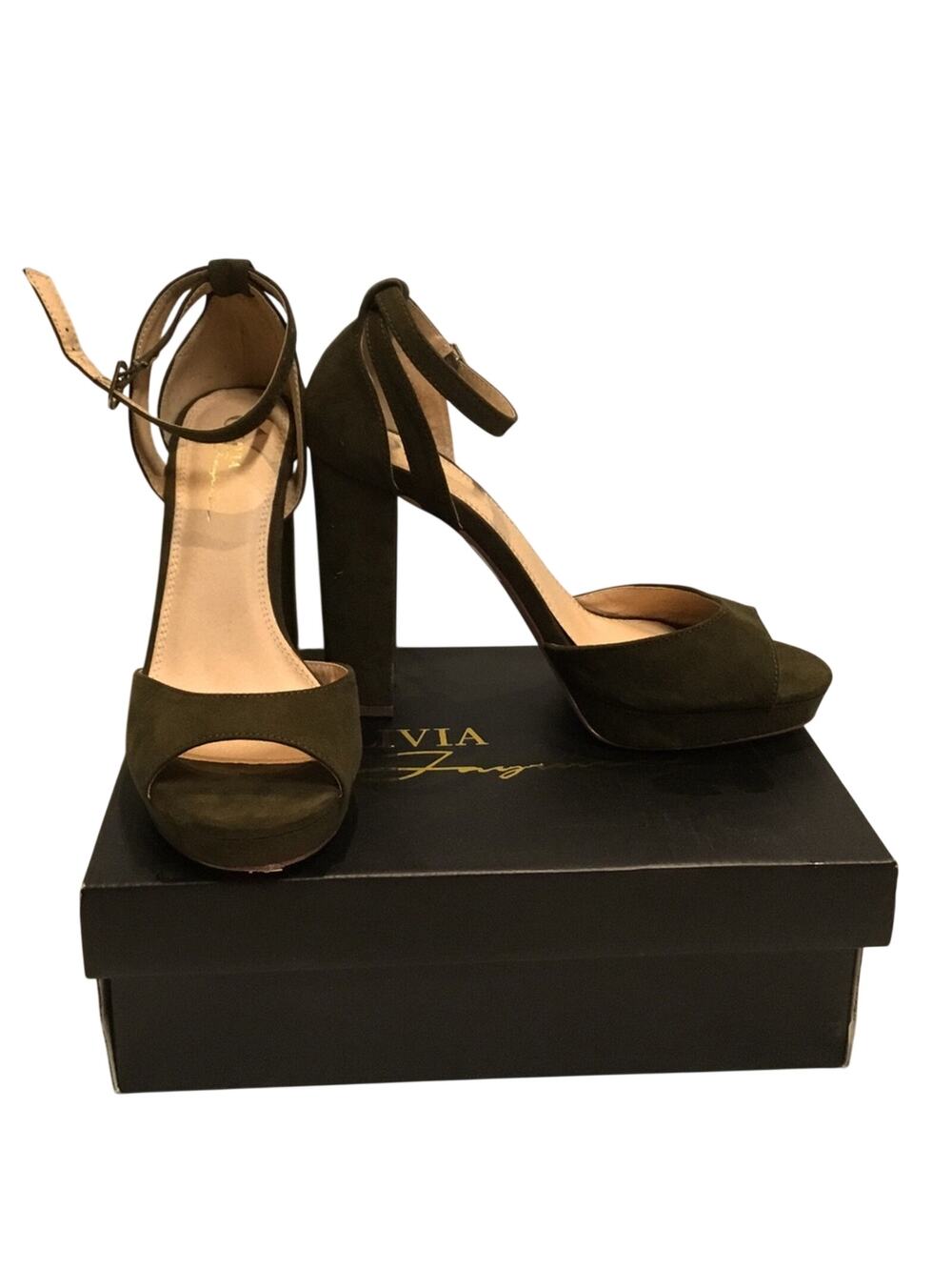 Trixie Block Heel Ankle Strap Platform Sandals Olivia Jaymes